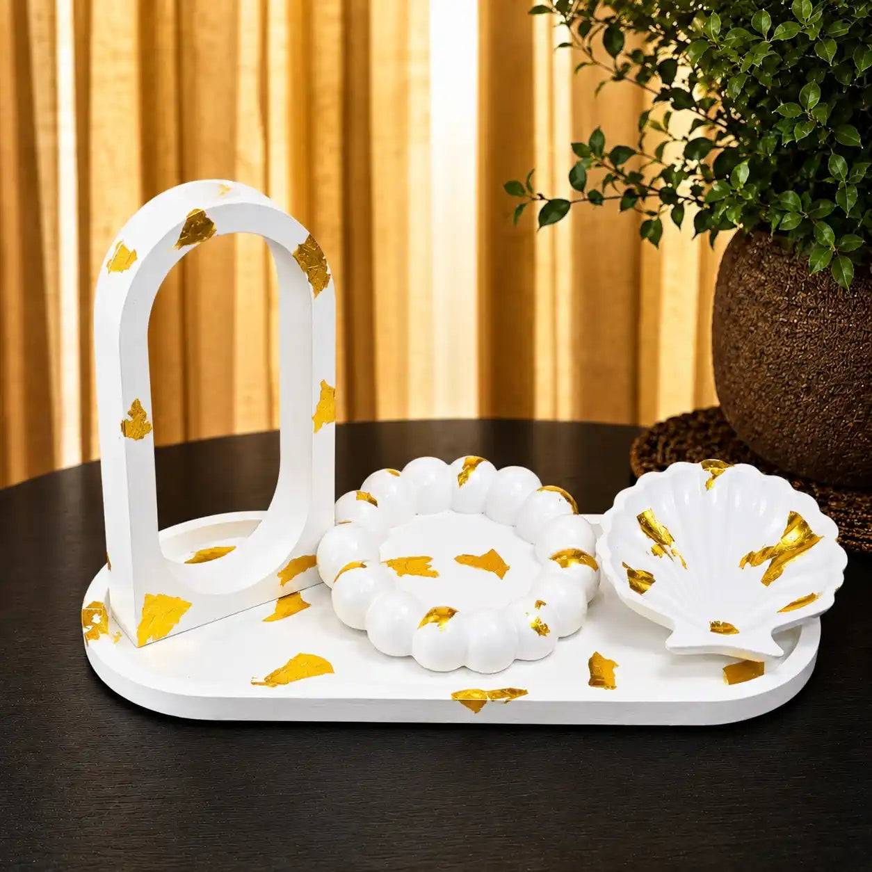 4 in 1 Bundle - Large OvalTray | Bubble Tray | Propagation Vase & Shell Tray