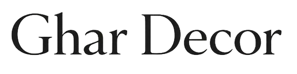 Ghar Decor logo on a white background