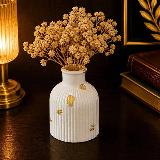 Ribbed Vase